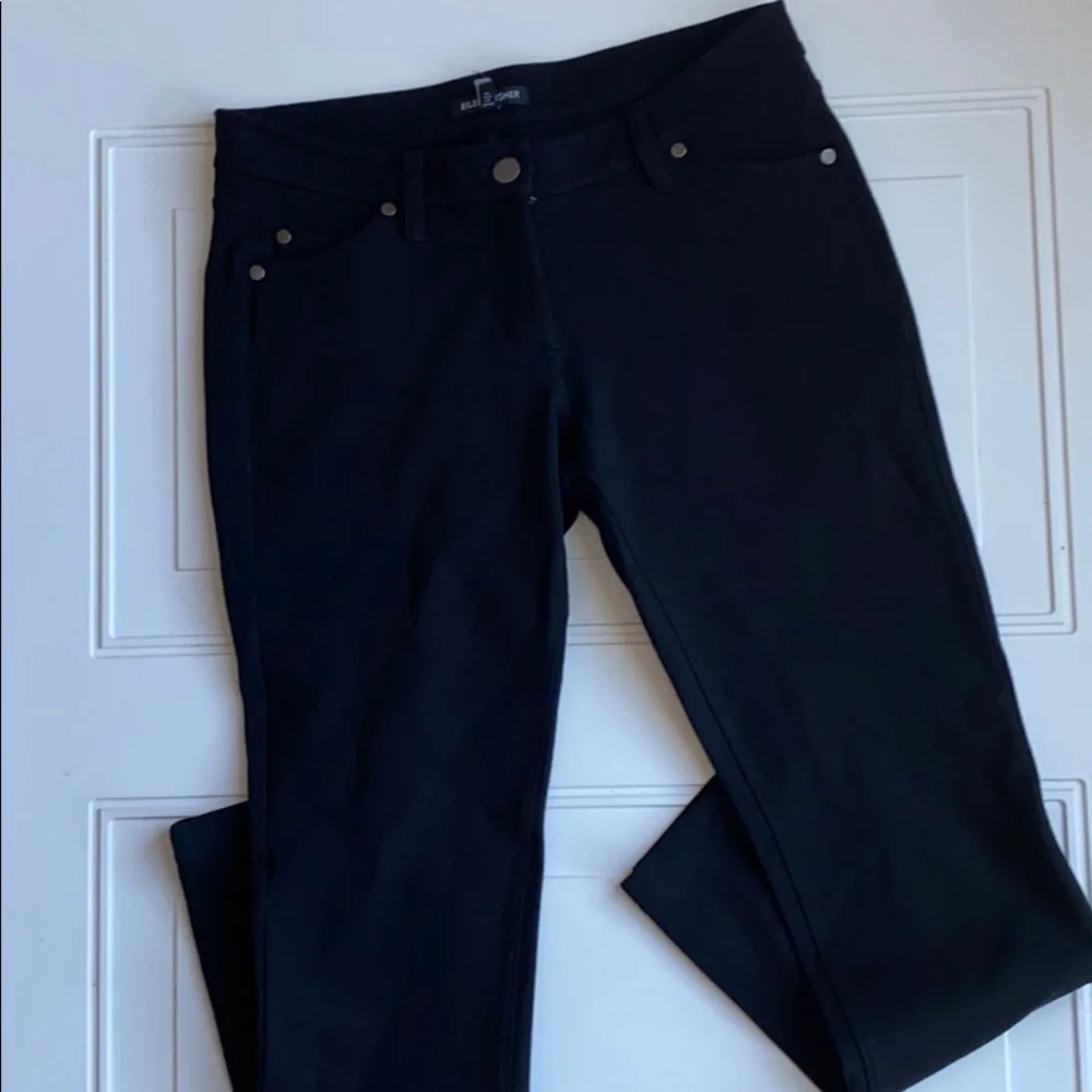 Eileen Fisher Skinny Cropped Knit Pants 2 - Picture 1 of 5